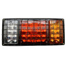 Foco 36 Led RO/AM/BL con rejilla apernable 12/24v
