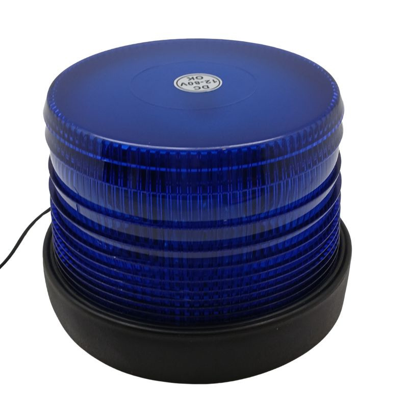 Baliza 40 Led apernada Azul 12/48V