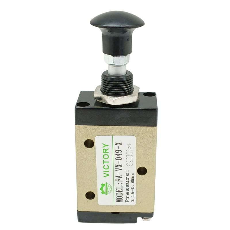 Válvula 3/2 vias 1/8" npt con tirador