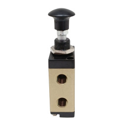 Válvula 3/2 vias 1/8" npt con tirador