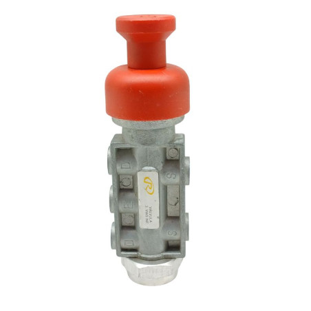 Válvula 2/1 vías 1/8" npt Roja