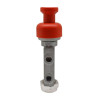 Válvula 2/1 vías 1/8" npt Roja