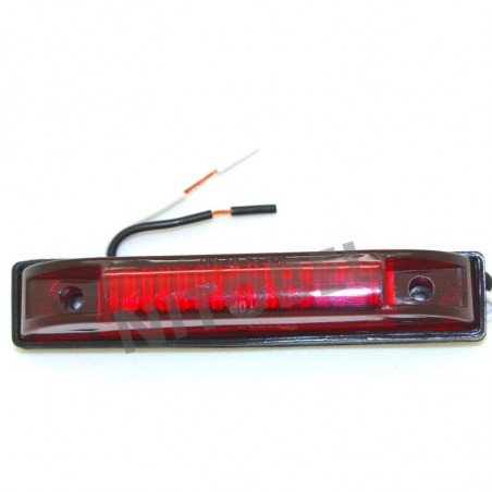 Foco lateral 6 led rectangular alto