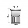 Ampolleta 1,2W  12V   1 contacto, Cola Pescado