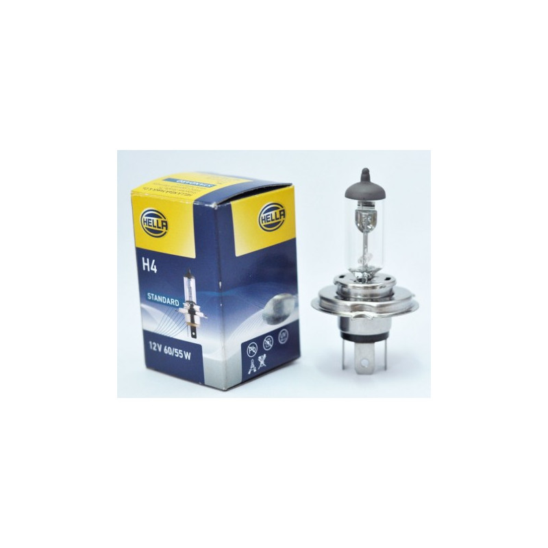 Ampolleta H4 60/55W 12V Halógena p43T Hella