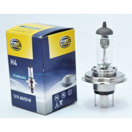 Ampolleta H4 60/55W 12V Halógena p43T Hella