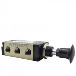 Válvula 5/2 vias 1/8" npt...