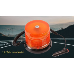 Baliza 12 led Amarilla con imán