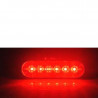 Foco Estrobocópico 6 Led Rojo 10-30V