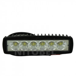Foco Rectangular 6 Led Blanco