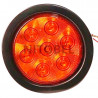 Foco Trasero 4"  Amarillo  7 Led
