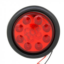 Foco Trasero 4" Rojo 12 Led