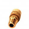 Acople rápido 1/4   con macho 3/8" npt