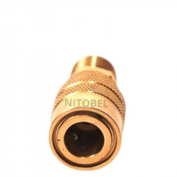Acople rápido 1/4   con macho 3/8" npt