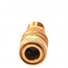 Acople rápido 1/4   con macho 3/8" npt