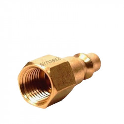 Adap. acople 1/4"   c/hembra 1/4" npt