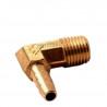 Conector manguera Macho 90° 1/4 x 3/8 npt
