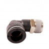 Conector Macho 90° 16mm x 1/2" npt.