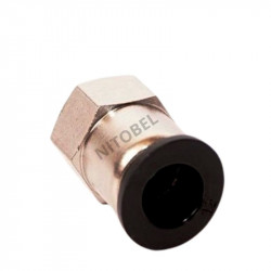 Conector Hembra Recto 12mm...