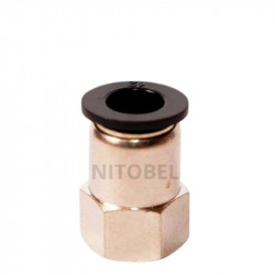 Conector Hembra Recto 12mm x 1/4" npt