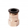 Conector Hembra Recto 12mm x 1/4" npt