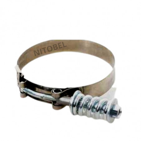 Abrazadera 4.1/2" con resorte para Intercooler
