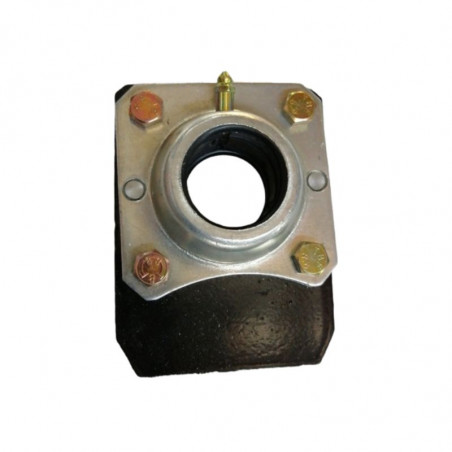 Soporte leva soldar buje 38mm para eje cuadrado