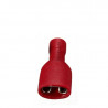 Terminal Deslizante Hembra Rojo 6.35*0.8