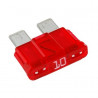 Fusible estandard tipo espada 10A  Rojo