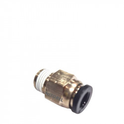Conector Macho Recto Rapido  6mm x 1/8" npt