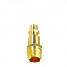 Adaptador acople 1/4"   c/macho   1/4" npt