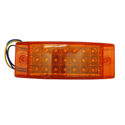Foco lateral led ambar rectangular