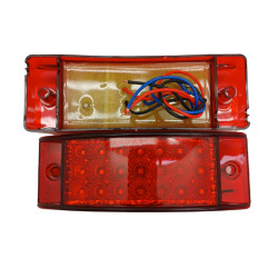 Foco lateral Led Rojo rectangular