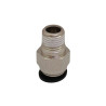 Conector H rectangular rápido 12mm x 1/4" npt